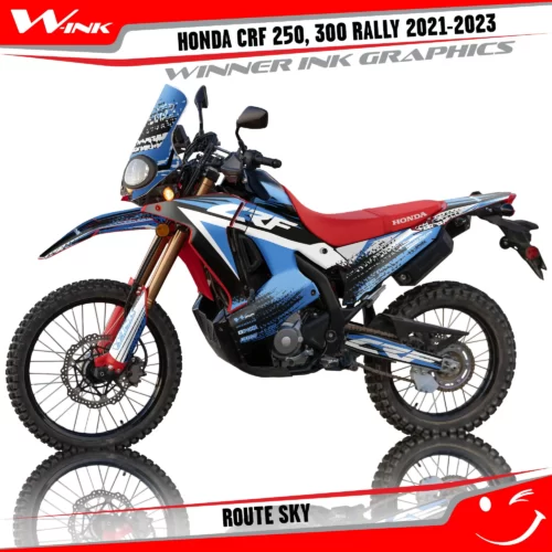 Honda-CRF-250-300-RALLY-2021-2022-2023-graphics-kit-and-decals-Route-Black-Sky
