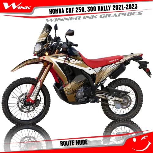 Honda-CRF-250-300-RALLY-2021-2022-2023-graphics-kit-and-decals-Route-Standart-Nude