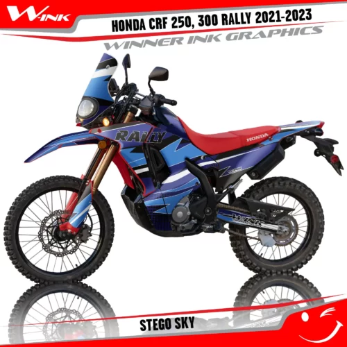Honda-CRF-250-300-RALLY-2021-2022-2023-graphics-kit-and-decals-Stego-Blue-Sky