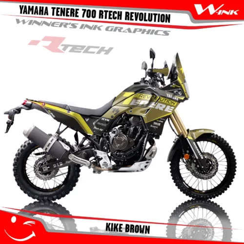 Yamaha-Tenere-700-Rtech-T7-Revolution-graphics-kit-and-decals-with-desing-Kike-Black-Brown
