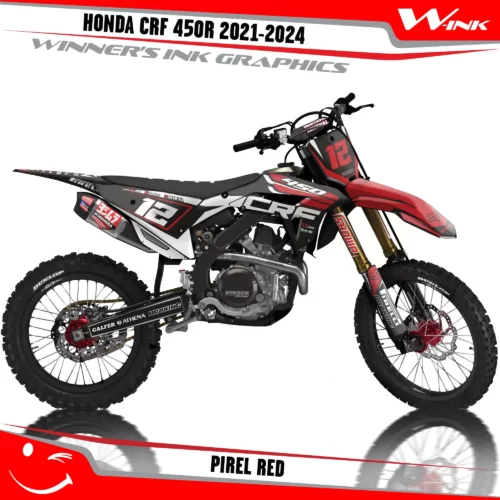 HONDA-CRF-250R-2022-450R-2021-graphics-kit-and-decals-Pirel-Black-Red