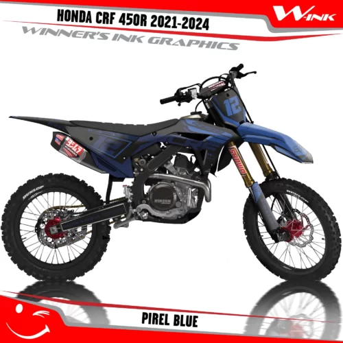 HONDA-CRF-250R-2022-450R-2021-graphics-kit-and-decals-Pirel-Full-Blue