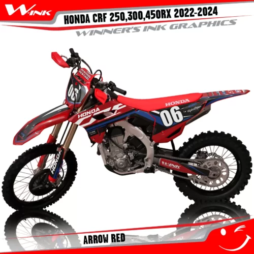 Honda-CRF-250-300-450-RX-2022-2024-graphics-kit-and-decals-Arrow-Red