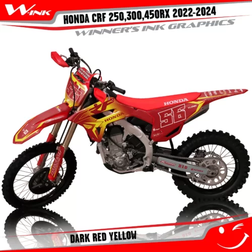 Honda-CRF-250-300-450-RX-2022-2024-graphics-kit-and-decals-Dark-Colourful-Red-Yellow