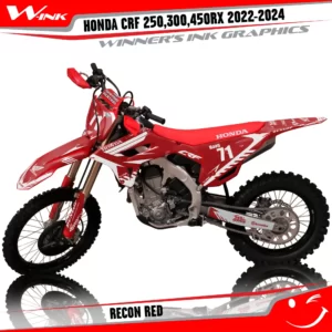 Honda-CRF-250-300-450-RX-2022-2024-graphics-kit-and-decals-Recon-White-Red1