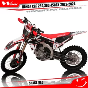 Honda-CRF-250-300-450-RX-2022-2024-graphics-kit-and-decals-Snake-Black-Red