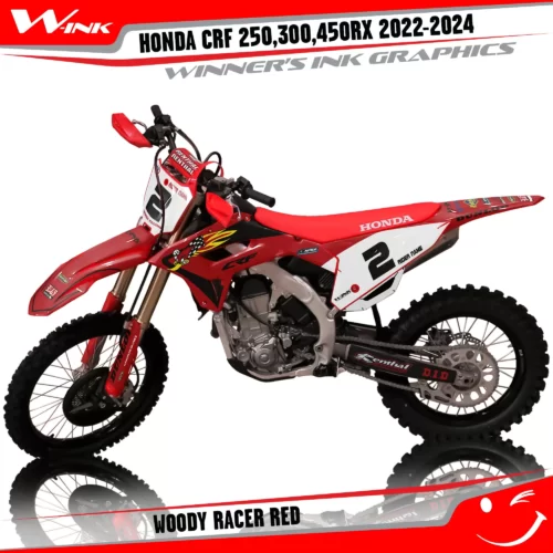 Honda-CRF-250-300-450-RX-2022-2024-graphics-kit-and-decals-Woody-Racer-Red