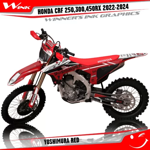 Honda-CRF-250-300-450-RX-2022-2024-graphics-kit-and-decals-Yoshimura-Black-Red
