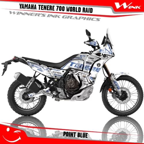 Yamaha-Tenere-700-2022-2023-2024-2025-World-Raid-graphics-kit-and-decals-with-desing-Point-White-Blue