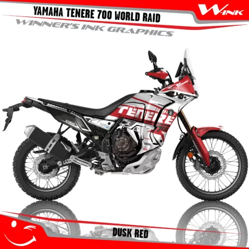 Yamaha-Tenere-700-2022-2023-2024-2025-World-Raid-graphics-kit-and-decals-with-desing-Dusk-Black-Red