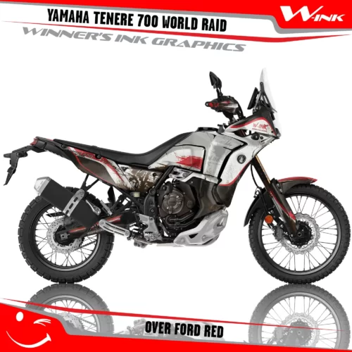 Yamaha-Tenere-700-2022-2023-2024-2025-World-Raid-graphics-kit-and-decals-with-desing-Over-Ford-Red