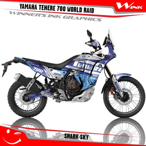 Yamaha-Tenere-700-2022-2023-2024-2025-World-Raid-graphics-kit-and-decals-with-desing-Shark-Blue-Sky