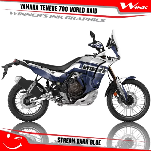 Yamaha-Tenere-700-2022-2023-2024-2025-World-Raid-graphics-kit-and-decals-with-desing-Stream-White-Dark-Blue