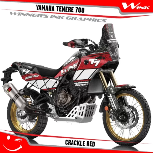 Yamaha-Tenere-700-2019-2020-2021-2022-2023-graphics-kit-and-decals-with-desing-Crackle-Colourful-Black-Red