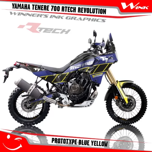 Yamaha-Tenere-700-Rtech-T7-Revolution-graphics-kit-and-decals-with-desing-Prototype-Colorful-Blue-Yellow