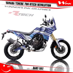 Yamaha-Tenere-700-Rtech-T7-Revolution-graphics-kit-and-decals-with-desing-Dart-Colourful-Blue-Sky