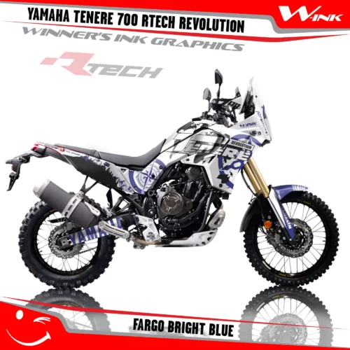 Yamaha-Tenere-700-Rtech-T7-Revolution-graphics-kit-and-decals-with-desing-Fargo-White-Bright-Blue