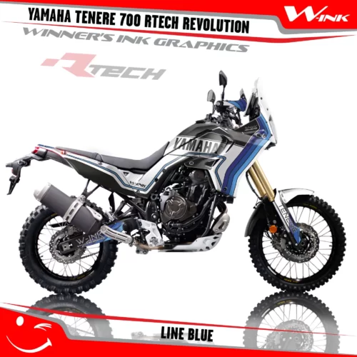 Yamaha-Tenere-700-Rtech-T7-Revolution-graphics-kit-and-decals-with-desing-Line-Black-Blue