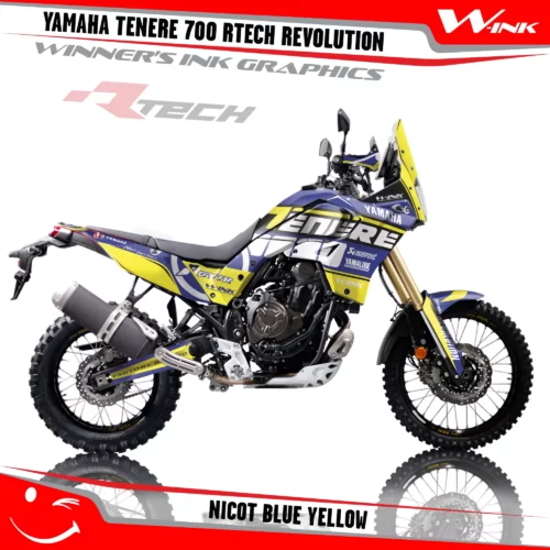 Yamaha-Tenere-700-Rtech-T7-Revolution-graphics-kit-and-decals-with-desing-Nicot-Blue-Yellow