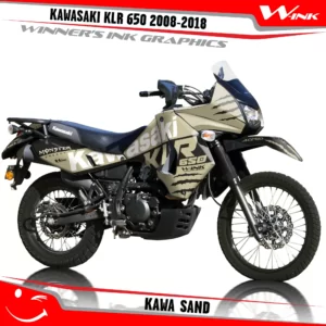 Kawasaki-KLR-650-2008-2009-2010-2011-2012-2013-2014-2015-2016-2017-2018-graphics-kit-and-decals-Kawa-Full-Sand