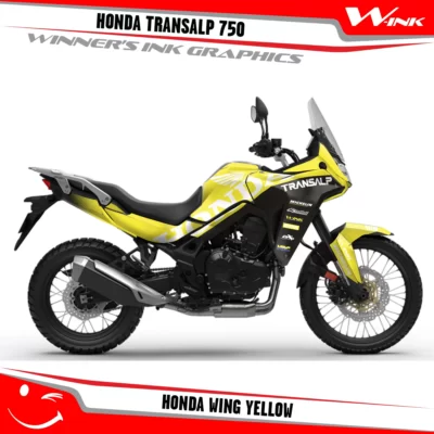 Honda-TRANSALP-750-2023-graphics-kit-and-decals-with-desing-Honda-Wings-Yellow