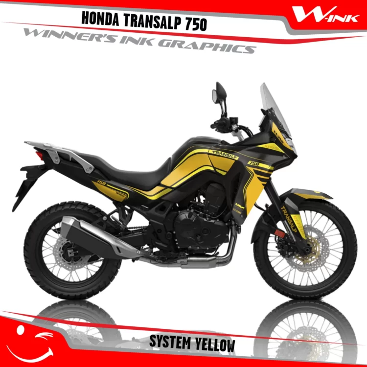 Honda-TRANSALP-750-2023-graphics-kit-and-decals-with-desing-System-Colorful-Black-Yellow