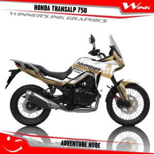 Honda-TRANSALP-750-2023-graphics-kit-and-decals-with-desing-Adventure-Black-Nude
