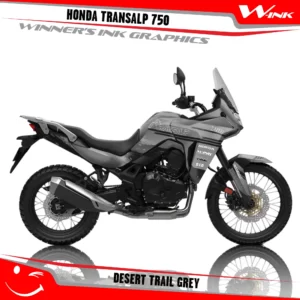 Honda-TRANSALP-750-2023-graphics-kit-and-decals-with-desing-Desert-Trail-Full-Grey
