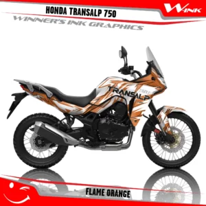 Honda-TRANSALP-750-2023-graphics-kit-and-decals-with-desing-Flame-Full-White-Orange