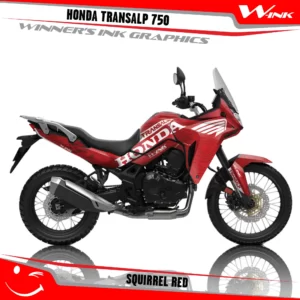 Honda-TRANSALP-750-2023-graphics-kit-and-decals-with-desing-Squirrel-Full-Red
