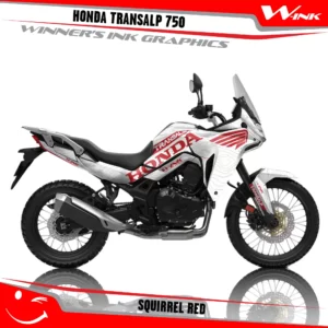 Honda-TRANSALP-750-2023-graphics-kit-and-decals-with-desing-Squirrel-White-Red