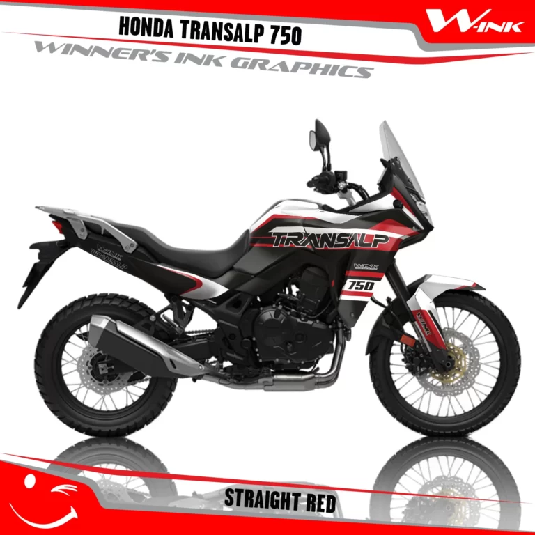 Honda-TRANSALP-750-2023-graphics-kit-and-decals-with-desing-Staright-Black-Red