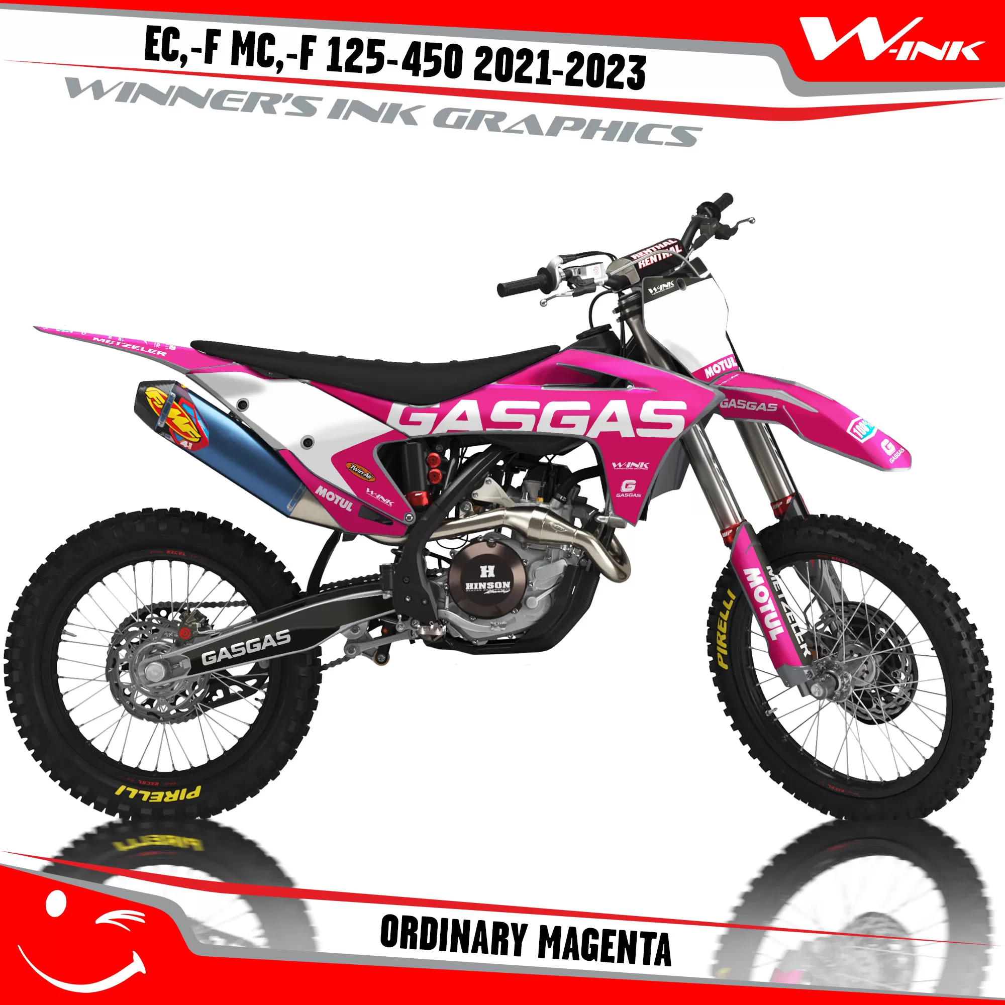 Decals for GAS GAS EC,-F MC,-F 125-450 2021-2023 Ordinary