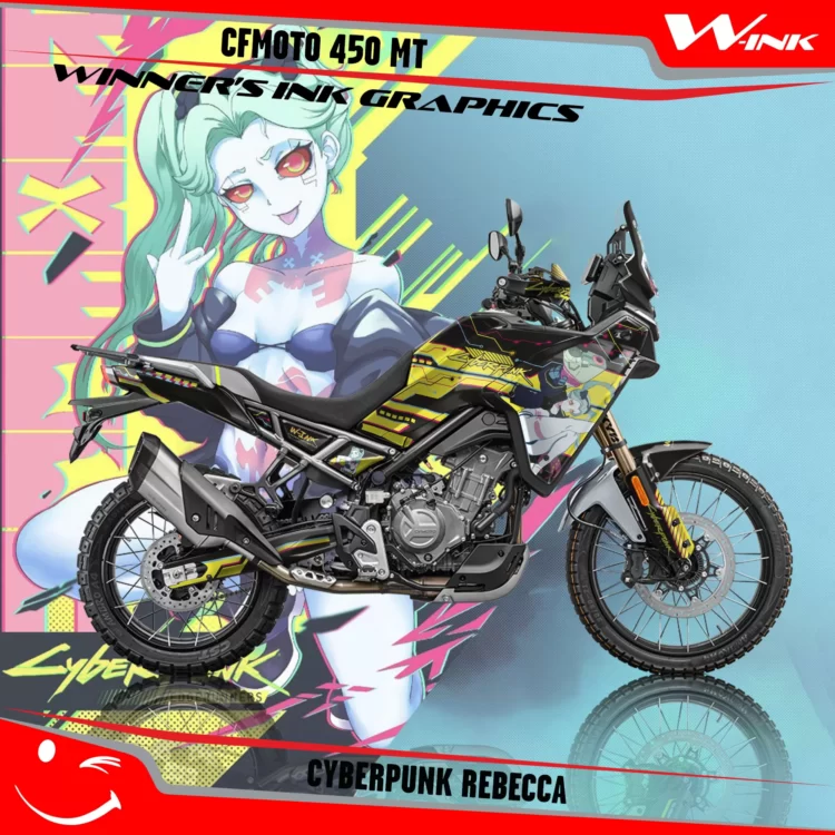 CFMoto-450-MT-graphics-kit-and-decals-with-desing-Cyberpunk-Rebecca1
