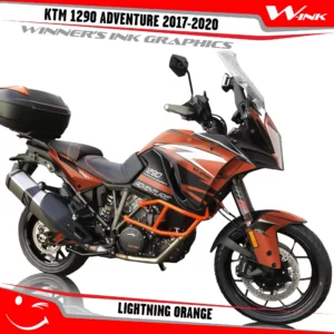 KTM-Adventure-1290-2017-2018-2019-2020-graphics-kit-and-decals-Lightning-Black-Orange
