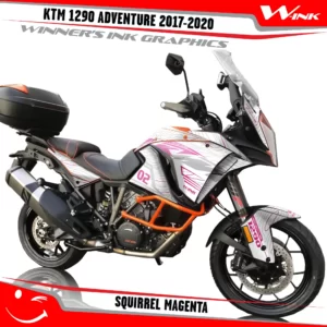 KTM-Adventure-1290-2017-2018-2019-2020-graphics-kit-and-decals-Squirrel-White-Magenta