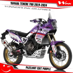 Yamaha-Tenere-700-2019-2020-2021-2022-2023-2024-graphics-kit-and-decals-with-desing- Pazelnut-Edit-White-Purple