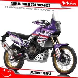 Yamaha-Tenere-700-2019-2020-2021-2022-2023-2024-graphics-kit-and-decals-with-desing-Pazelnut-White-Purple