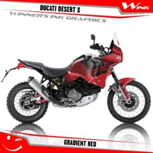 DUCATI-DESERT-X-graphics-kit-and-decals-with-desing-Gradient-Black-Red1