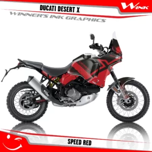 DUCATI-DESERT-X-graphics-kit-and-decals-with-desing-1-Speed-Black-Red