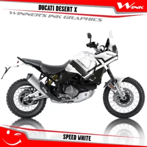 DUCATI-DESERT-X-graphics-kit-and-decals-with-desing-1-Speed-Full-White