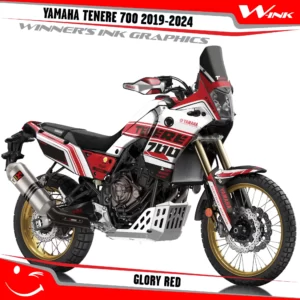 Yamaha-Tenere-700-2019-2020-2021-2022-2023-2024-graphics-kit-and-decals-with-desing-Glory-White-Red