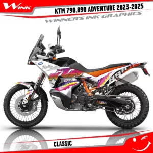 Adventure-790-890-2023-2024-graphics-kit-and-decals-with-design-Classic