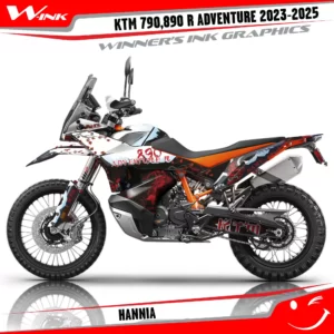 Adventure-790-890-R-2023-2024-graphics-kit-and-decals-with-design-Hannia