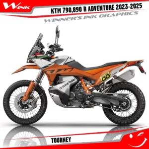Adventure-790-890-R-2023-2024-graphics-kit-and-decals-with-design-Tourney