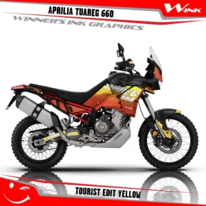 Aprilia-Tuareg-660-graphics-kit-and-decals-with-desing-Tourist-Edit-Black-Yellow