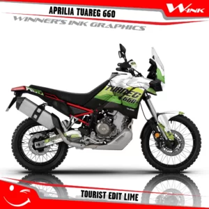 Aprilia-Tuareg-660-graphics-kit-and-decals-with-desing-Tourist-Edit-White-Lime