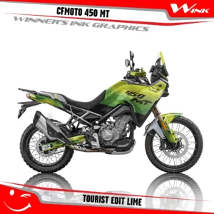 CFMoto-450-MT-graphics-kit-and-decals-with-desing-Tourist-Edit-Full-Lime