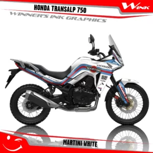 Honda-TRANSALP-750-2023-graphics-kit-and-decals-with-desing-Martini-White