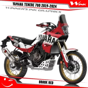 Yamaha-Tenere-700-2019-2020-2021-2022-2023-2024-graphics-kit-and-decals-with-desing-Brook-White-Red